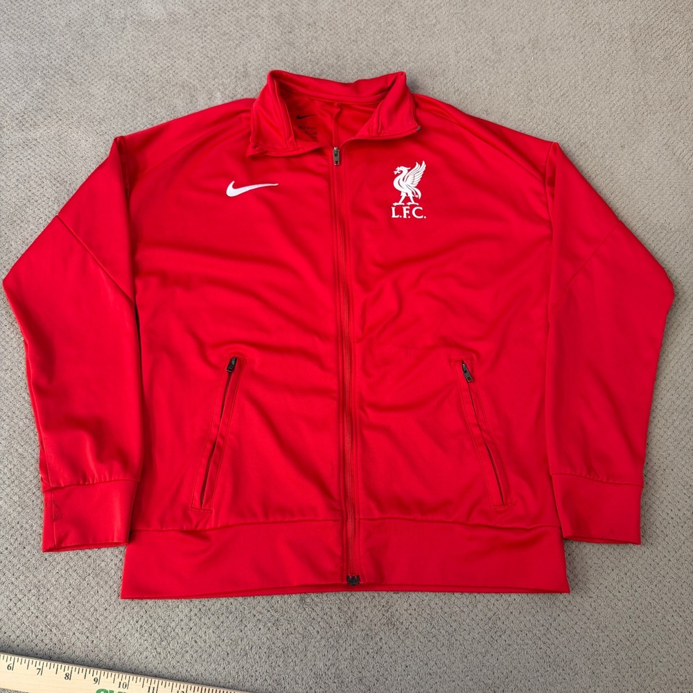 Nike Kids Liverpool F.C. Dri-FIT Full Zip Track Jacket Red XL